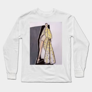 Ana In Yellow Haute Couture Long Sleeve T-Shirt